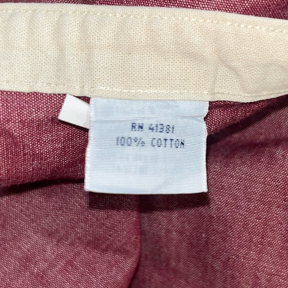 POLO by Ralph Lauren, maroon, size M 100% Cotton - Picture 5 of 5